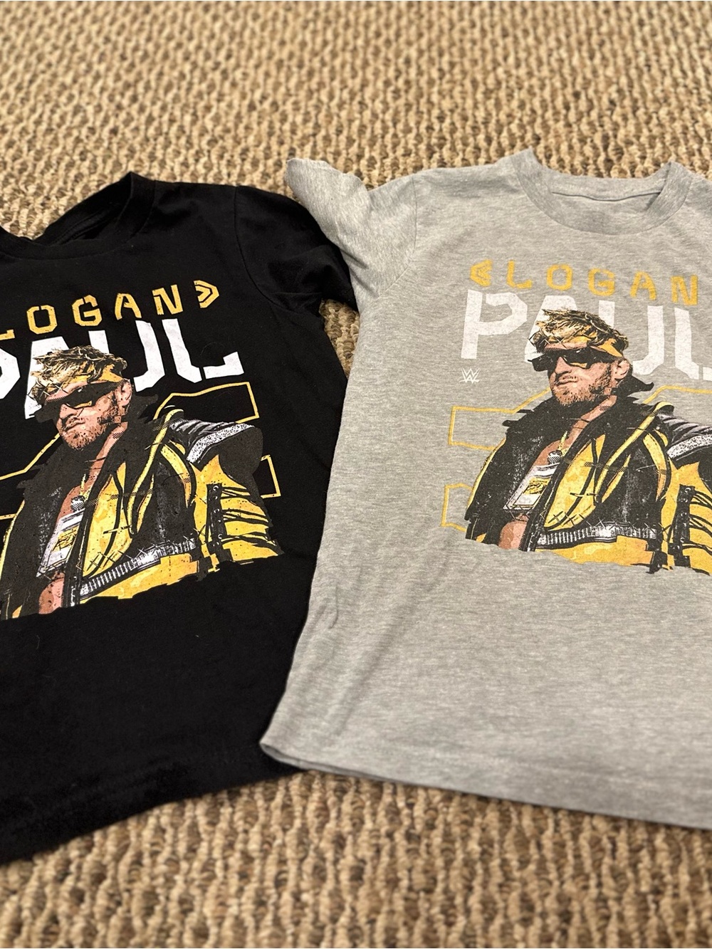 Kids Graphic Tee with Yellow Accent - Logan Paul Design